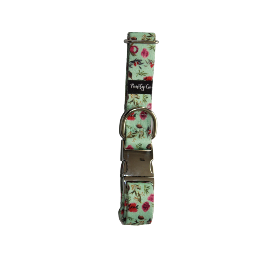 The 'Wildflower in Mint' Collar